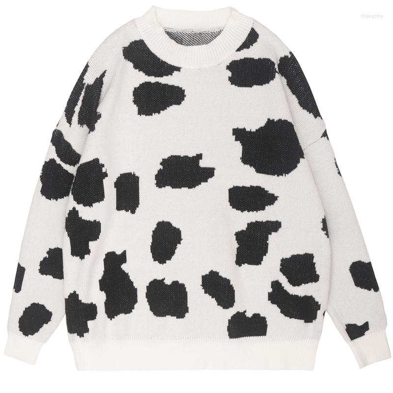 Women's Sweaters Women's Autumn Retro Cow Pattern Loose Round Neck Pullover Knit Sweater, Picture shown
Women's Sweaters Women's Autumn Retro Cow Pattern Loose Round Neck Pullover Knit Sweater, Picture shown