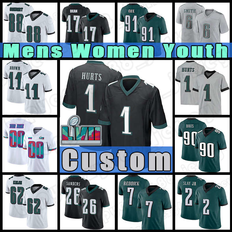 1 Jalen Hurts 2 Darius Slay Jr Football Jerseys A.J. Brown DeVonta Smith Brandon Graham 90 Davis 17 Dean Philadelphia Eagles C.J. Gardner-Johnson Haason Reddick Edwards, Custom youth(lao y)
1 Jalen Hurts 2 Darius Slay Jr Football Jerseys A.J. Brown DeVonta Smith Brandon Graham 90 Davis 17 Dean Philadelphia Eagles C.J. Gardner-Johnson Haason Reddick Edwards, Custom youth(lao y)