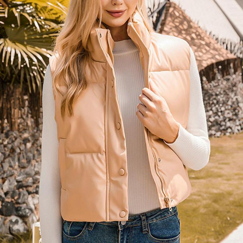 Women's Vests Women Waistcoat Classic Smooth Surface Short Vest Pure Color Winter Thickened Puffer Coat Outerwear, Black
Women's Vests Women Waistcoat Classic Smooth Surface Short Vest Pure Color Winter Thickened Puffer Coat Outerwear, Black