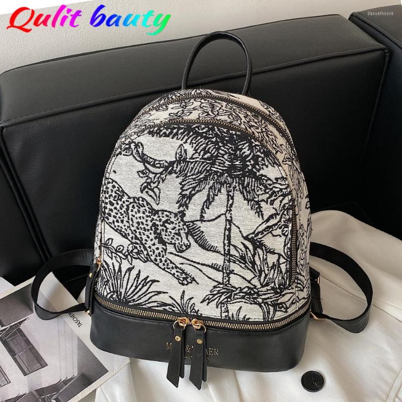 School Bags 2 Layer Fashion Embroidery Small Women's Backpack High Quality Leather Messenger Bag For Women Multifunctional Backpacks, Blue backpack
School Bags 2 Layer Fashion Embroidery Small Women's Backpack High Quality Leather Messenger Bag For Women Multifunctional Backpacks, Blue backpack