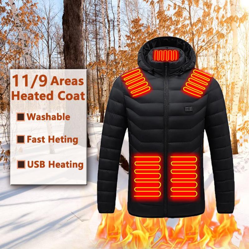 Hunting Jackets 11/9 Areas Heated Jacket USB Electric Heating Smart Thermostat Clothing Waterproof Winter Warm Padded Coat, 9 areassingle black
Hunting Jackets 11/9 Areas Heated Jacket USB Electric Heating Smart Thermostat Clothing Waterproof Winter Warm Padded Coat, 9 areassingle black