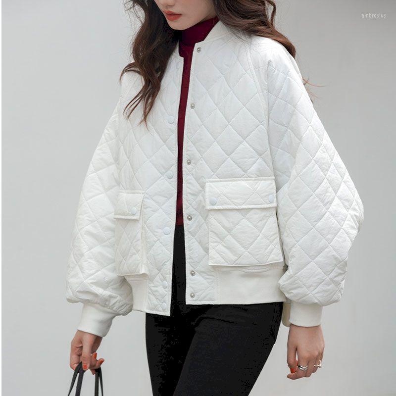 Women's Jackets Fashion Bat Sleeve Women Autumn Winter Trend Cotton Padded Coat Korean Style Loose Thin Short Parkas Casual Bread Jacket, White
Women's Jackets Fashion Bat Sleeve Women Autumn Winter Trend Cotton Padded Coat Korean Style Loose Thin Short Parkas Casual Bread Jacket, White