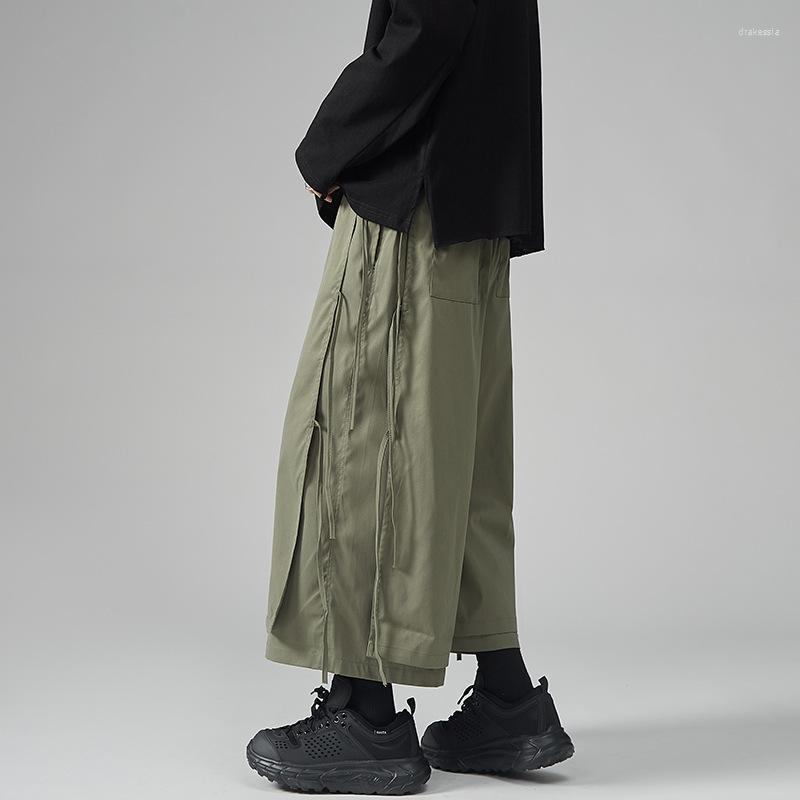 Men' Pants Men Clothing 2023 Cropped Trousers Japanese Korean Kimono Vintage Loose Joggers Side Rope Design Training PantsMen' D, Black
Men' Pants Men Clothing 2023 Cropped Trousers Japanese Korean Kimono Vintage Loose Joggers Side Rope Design Training PantsMen' D, Black