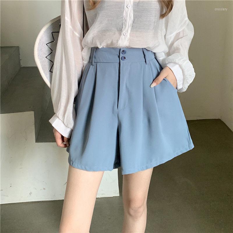 Women's Shorts Women Simple Casual Solid Comfortable High Waist Trousers Ulzzang Chic Summer Student Female Clothing, Blue
Women's Shorts Women Simple Casual Solid Comfortable High Waist Trousers Ulzzang Chic Summer Student Female Clothing, Blue