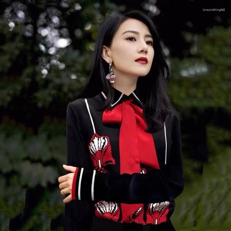 Women' Blouses Design Celebrity Black Aesthetic Printed Shirt Fashion Chic Bow Stripe Office Work OL Women Tops Blusas Mujer Y2K
Women' Blouses Design Celebrity Black Aesthetic Printed Shirt Fashion Chic Bow Stripe Office Work OL Women Tops Blusas Mujer Y2K