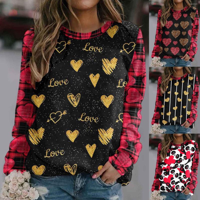 Women's Hoodies Women's Fashion Valentine's Day Print Long-sleeved Hooded Sweatshirt Casual Blouse Pullover, Black
Women's Hoodies Women's Fashion Valentine's Day Print Long-sleeved Hooded Sweatshirt Casual Blouse Pullover, Black