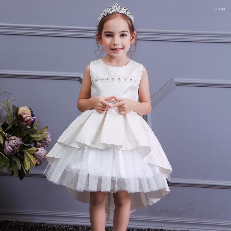 Girl Dresses White Princess High Low Kids For Girls Flower Wedding Dress Toddler Performance Birthday Party, 3890-blue
Girl Dresses White Princess High Low Kids For Girls Flower Wedding Dress Toddler Performance Birthday Party, 3890-blue