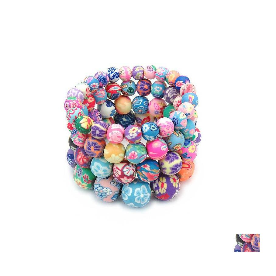 Beaded Strands Fimo Printing Beaded Chains Bracelets For Women 814 Mm Flower Soft Y Beads Wrap Bangle Fashion Handmade Diy Jewelry Ot8Dl
Beaded Strands Fimo Printing Beaded Chains Bracelets For Women 814 Mm Flower Soft Y Beads Wrap Bangle Fashion Handmade Diy Jewelry Ot8Dl