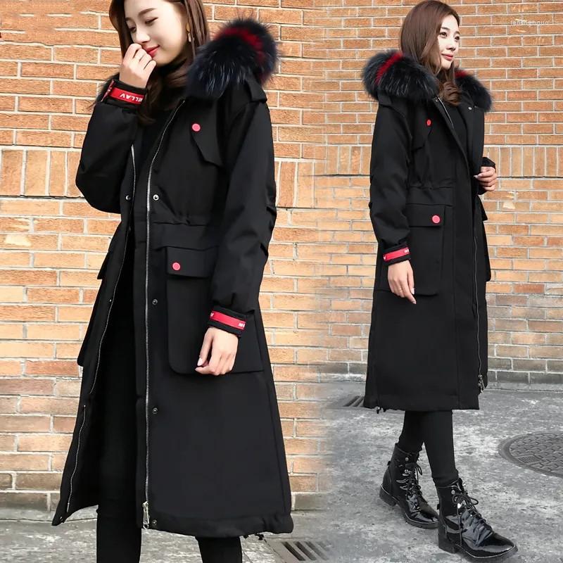 Women's Trench Coats Korean Bashion Big Fur Collar Down Padded Jacket Women's Winter Coat Thicker Parka Over The Knee Wom, Beige
Women's Trench Coats Korean Bashion Big Fur Collar Down Padded Jacket Women's Winter Coat Thicker Parka Over The Knee Wom, Beige