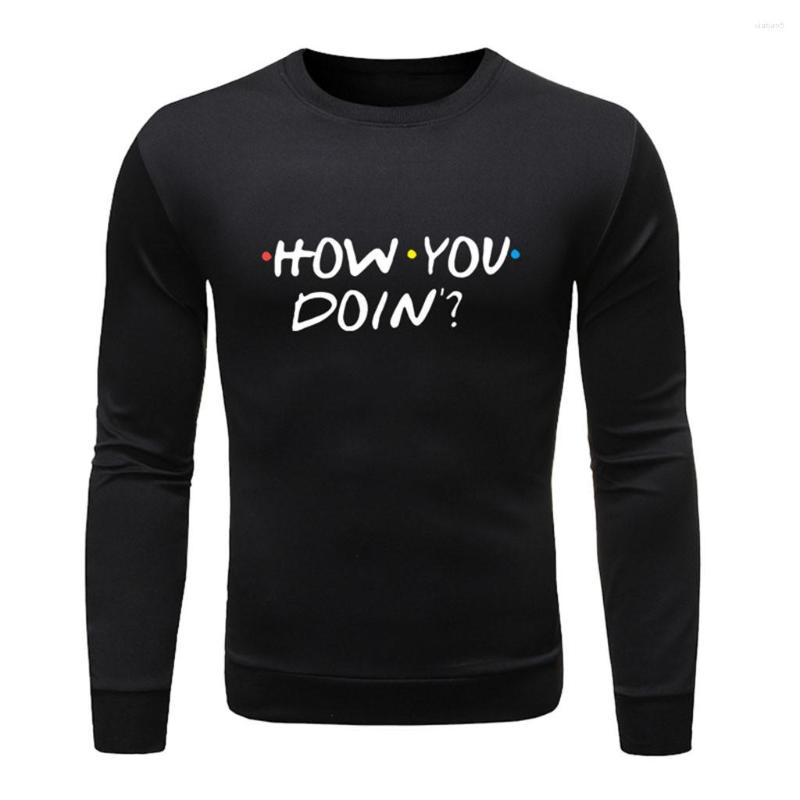 Men' Hoodies How You Doing Letters Printed Sweatshirts Fashion Long-sleeved Round Neck Solid Color Printing Tops Blouse, Black
Men' Hoodies How You Doing Letters Printed Sweatshirts Fashion Long-sleeved Round Neck Solid Color Printing Tops Blouse, Black