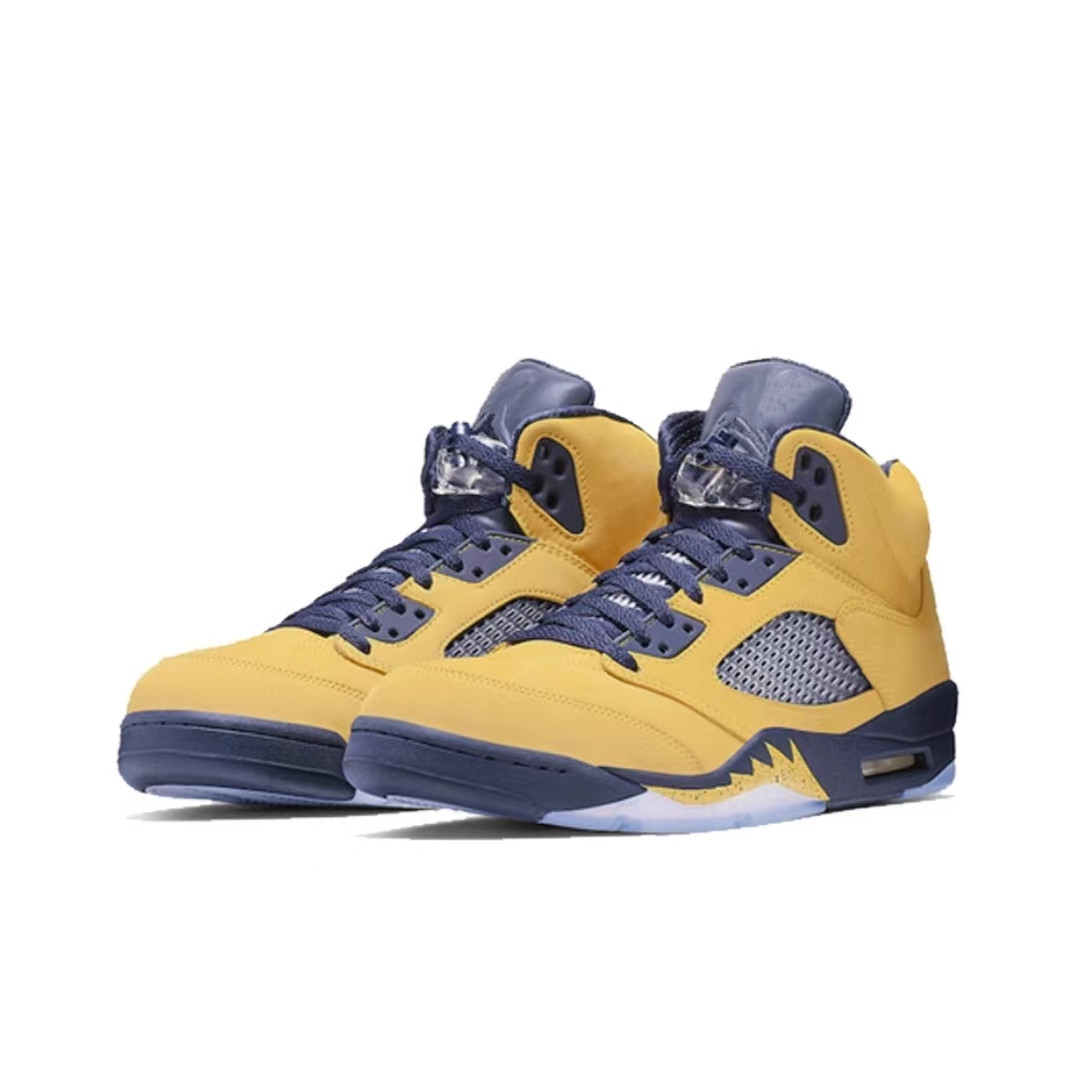 Mens Jumpman 5 SP Amarillo Basketball Shoes Original Quality V 5S College Navy-Amarillo Designer Sports Sneakers Size US7-13
Mens Jumpman 5 SP Amarillo Basketball Shoes Original Quality V 5S College Navy-Amarillo Designer Sports Sneakers Size US7-13