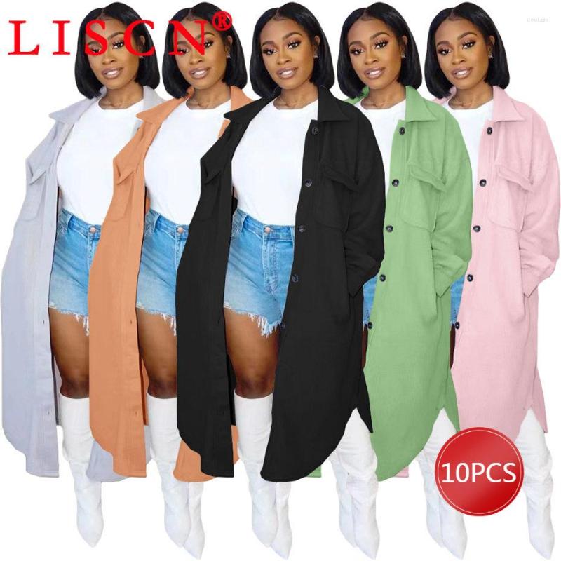 Women's Jackets 10pcs Women Long Jacket Winter Clothes Solid Color Coats Button Casual Fashion Warm Pockets Bulk Items Wholesale Lots K10526, Pink
Women's Jackets 10pcs Women Long Jacket Winter Clothes Solid Color Coats Button Casual Fashion Warm Pockets Bulk Items Wholesale Lots K10526, Pink