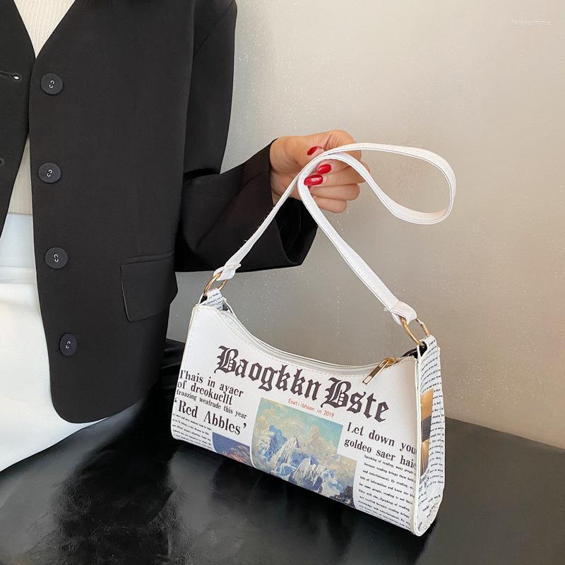 Evening Bags Ladies Underarm Bag Fashion PU Leather Women's Shoulder 2023 Summer Letter Printing Buckle Handbags Luxury Designer, White
Evening Bags Ladies Underarm Bag Fashion PU Leather Women's Shoulder 2023 Summer Letter Printing Buckle Handbags Luxury Designer, White