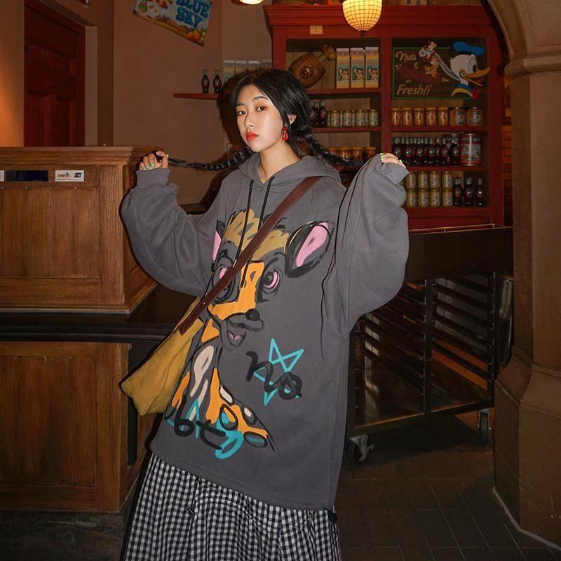 Women' Hoodies & Sweatshirts Kawaii Deer Women Japan Cute Sweatshirt Autumn Harajuku Long Sleeve Winter Hoodie Streetwear Females Tops
Women' Hoodies & Sweatshirts Kawaii Deer Women Japan Cute Sweatshirt Autumn Harajuku Long Sleeve Winter Hoodie Streetwear Females Tops