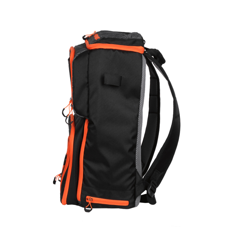 Ozark Trail Elite Fishing Tackle Backpack with Bait Cooler Black