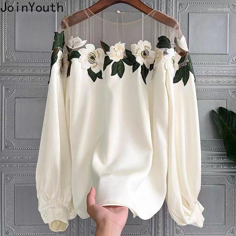 Women' Blouses Temperament Ladies Tops For Women Patchwork Embroidery Shirts Sexy Floral Chic Vintage Blouse 2023 Blusas Mujer De Moda, White
Women' Blouses Temperament Ladies Tops For Women Patchwork Embroidery Shirts Sexy Floral Chic Vintage Blouse 2023 Blusas Mujer De Moda, White