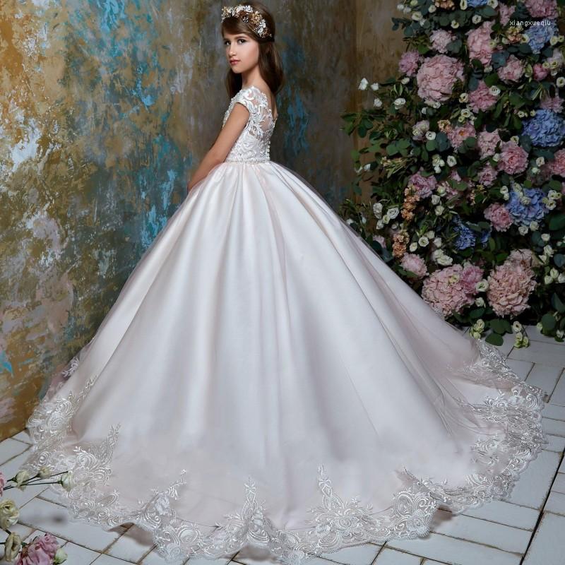 Girl Dresses Ball Gown Sparkly Flower Dress For Wedding Tulle Girls First Communion Pageant Costumes, All white
Girl Dresses Ball Gown Sparkly Flower Dress For Wedding Tulle Girls First Communion Pageant Costumes, All white