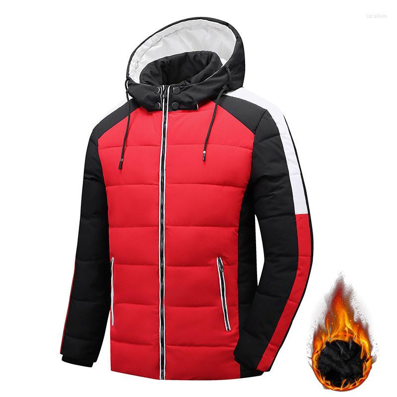 Men' Jackets Casual Men' Winter Down Cotton Padded Jacket Color Contrast Thick Warm Hooded Coat For Male, Black
Men' Jackets Casual Men' Winter Down Cotton Padded Jacket Color Contrast Thick Warm Hooded Coat For Male, Black