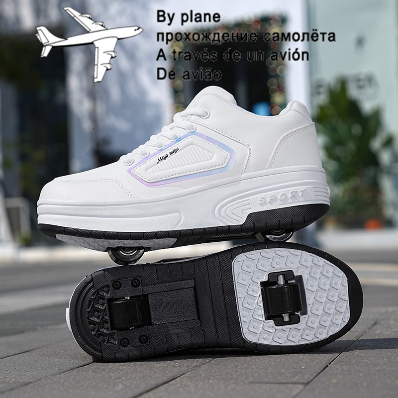 Sneakers Pair PU Leather Children Wheels Shoes Women Flash Roller Skates With Two-Wheels Breathable Design Shoe With Wheel Casual Fashion 230203, 999 black
Sneakers Pair PU Leather Children Wheels Shoes Women Flash Roller Skates With Two-Wheels Breathable Design Shoe With Wheel Casual Fashion 230203, 999 black