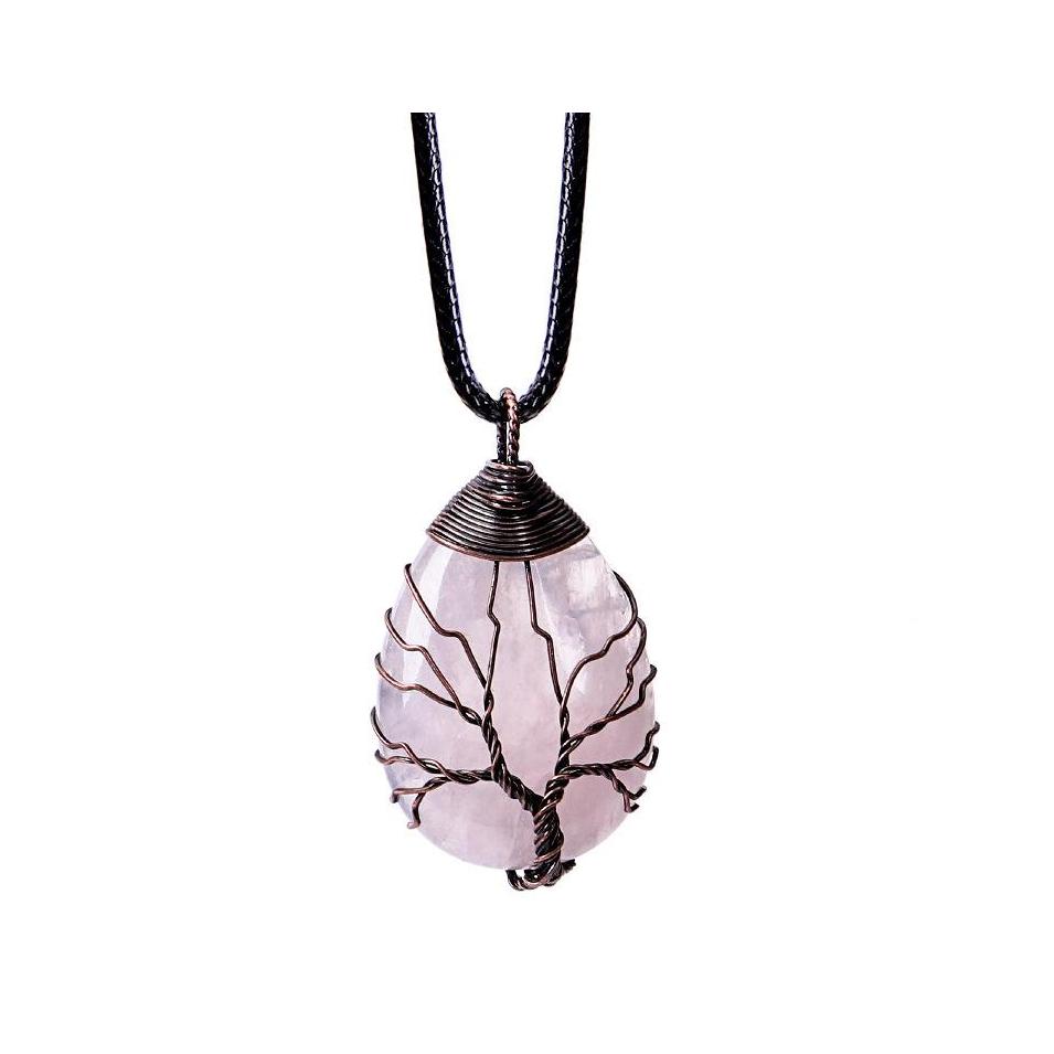 Pendant Necklaces Natural Stone Crystal Dropshaped Wire Wound Lucky Tree Necklace Women Romantic Jewelry Choker Girlfriend Gifts Dro Otla3
Pendant Necklaces Natural Stone Crystal Dropshaped Wire Wound Lucky Tree Necklace Women Romantic Jewelry Choker Girlfriend Gifts Dro Otla3