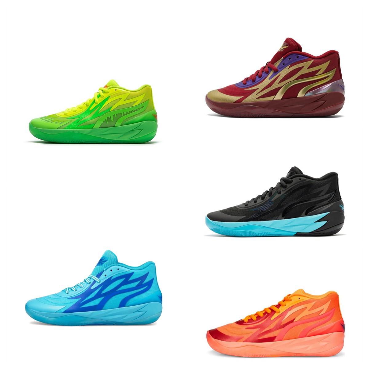Men's MB.02 Basketball Shoes LaMelo Ball Fashion Sneakers. original quality., Color 5
Men's MB.02 Basketball Shoes LaMelo Ball Fashion Sneakers. original quality., Color 5