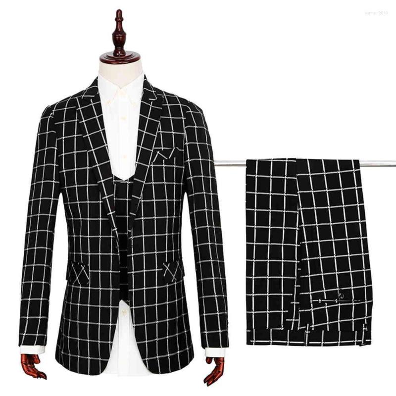 Men's Suits Costume Homme Set 3pcs 2023 Design Brand Suit Men Terno Masculino Bruiloft Tuxedo Prom Plaid For Wedding Groom, Black
Men's Suits Costume Homme Set 3pcs 2023 Design Brand Suit Men Terno Masculino Bruiloft Tuxedo Prom Plaid For Wedding Groom, Black