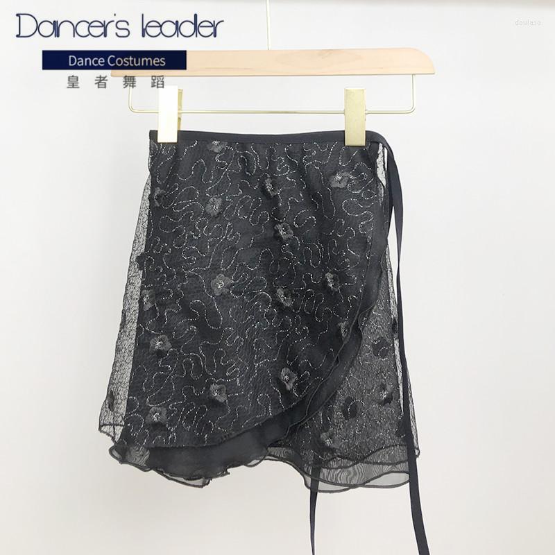Stage Wear Fairy Ballet Tutu Woman Gold Embroidered Gymnastics Skirt Lace Mesh Double-layer Short Modern Dance Lyric, Black
Stage Wear Fairy Ballet Tutu Woman Gold Embroidered Gymnastics Skirt Lace Mesh Double-layer Short Modern Dance Lyric, Black