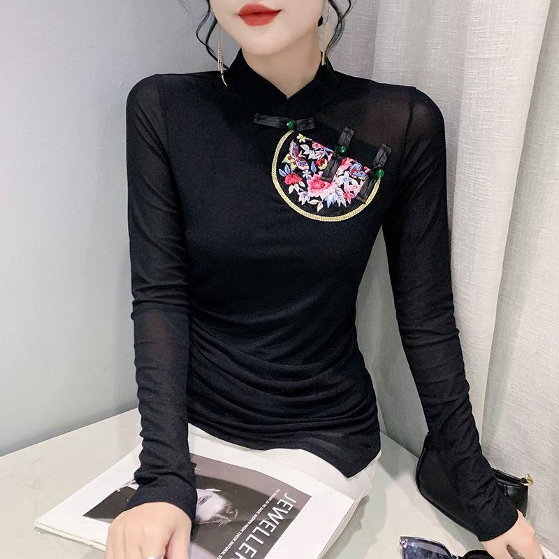 Ethnic Clothing 2023 Chinese Harajuku Qipao Tops National Flower Embroidery Women Hanfu Traditional Style Blouse Wild Long Sleeves Shirts
Ethnic Clothing 2023 Chinese Harajuku Qipao Tops National Flower Embroidery Women Hanfu Traditional Style Blouse Wild Long Sleeves Shirts