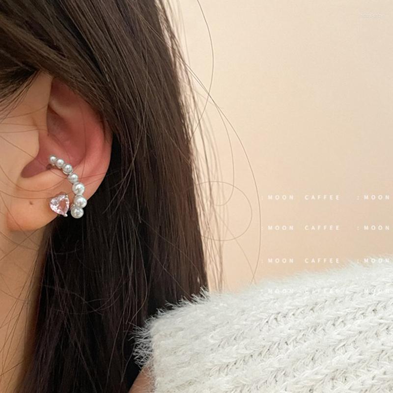 Backs Earrings Crystal Pearl Heart Earcuff Fake Piercing Pink For Women Lovely Bowknot Tassel Ear Cuff Non Pierced Clips Jewelry
Backs Earrings Crystal Pearl Heart Earcuff Fake Piercing Pink For Women Lovely Bowknot Tassel Ear Cuff Non Pierced Clips Jewelry