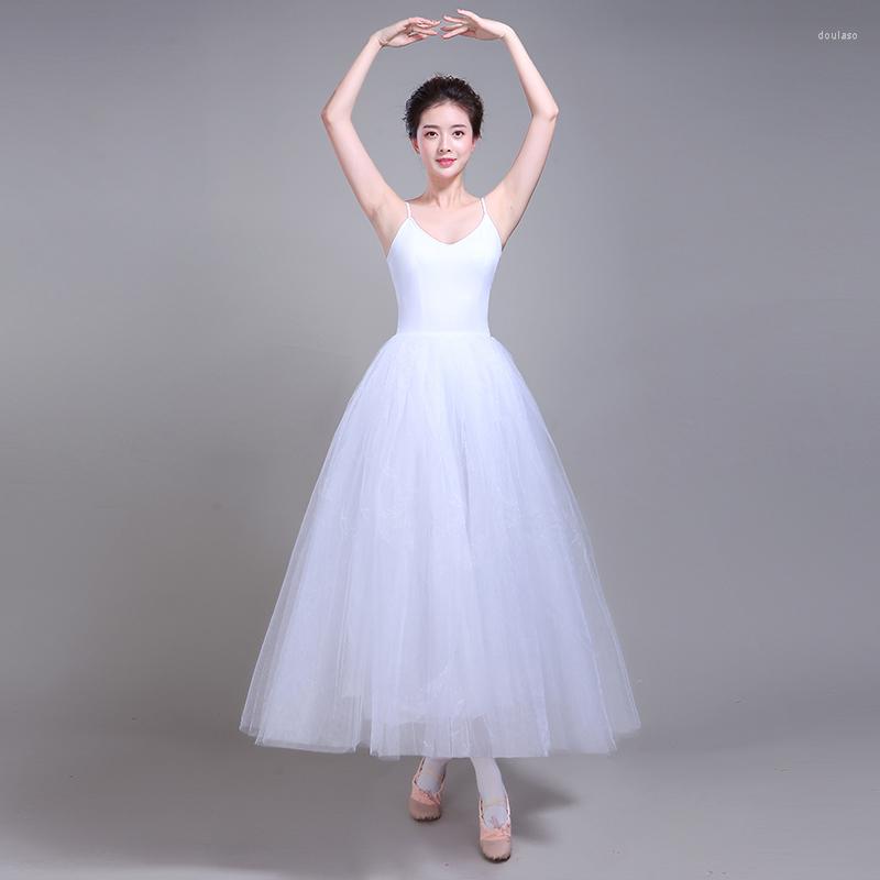 Stage Wear Fashion Sexy White Lady Ballet Dress Rehearsal Practice Swan Costume For Women Long Tulle Sleeveless Dance
Stage Wear Fashion Sexy White Lady Ballet Dress Rehearsal Practice Swan Costume For Women Long Tulle Sleeveless Dance
