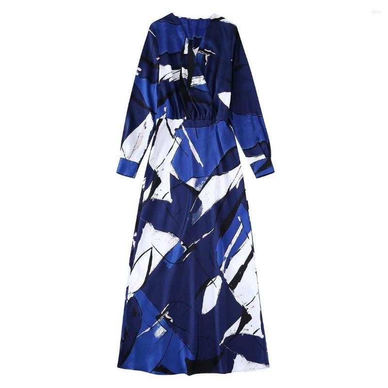 Casual Dresses 2023 Autumn European And American Cross-border Women's Wear Temperament Elegant Light Ripe Print Midi Dress, Beige
Casual Dresses 2023 Autumn European And American Cross-border Women's Wear Temperament Elegant Light Ripe Print Midi Dress, Beige