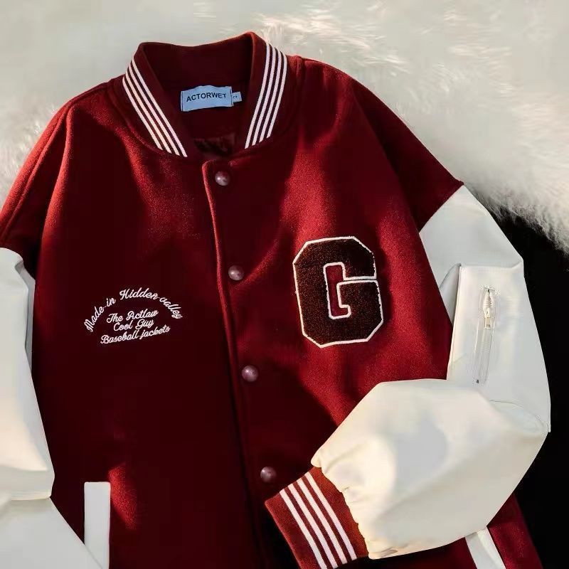 Men's Jackets American retro street hiphop towel embroidery red baseball uniform high street loose all-match coat for men and women 230203, Camel
Men's Jackets American retro street hiphop towel embroidery red baseball uniform high street loose all-match coat for men and women 230203, Camel