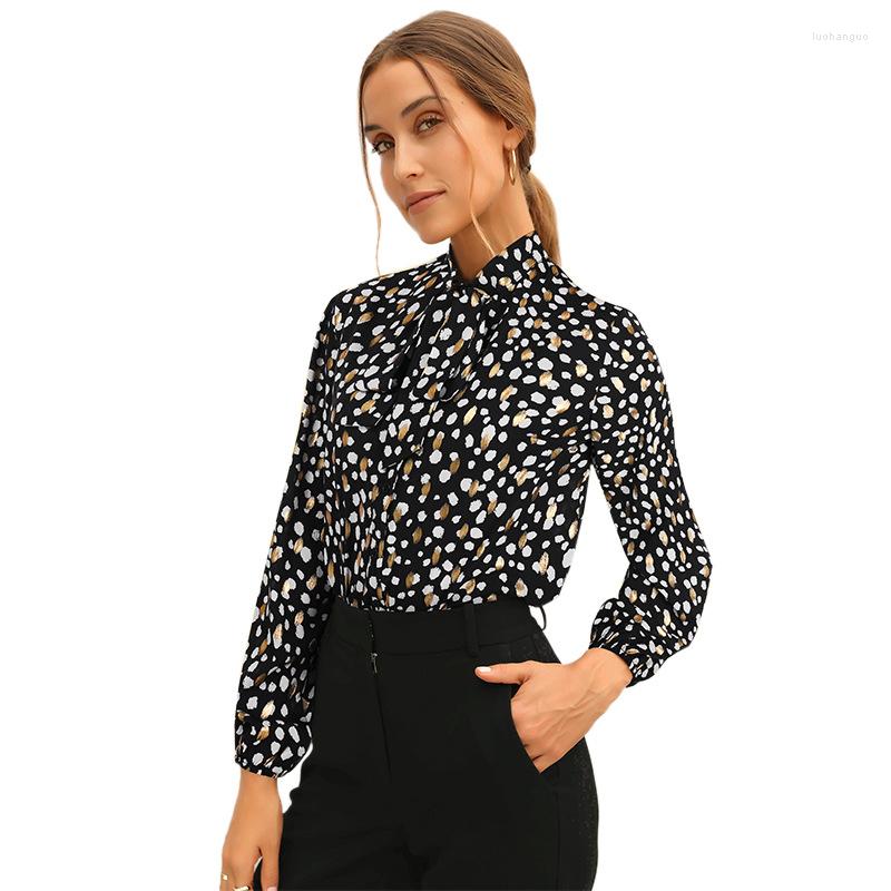 Women' Blouses Women Long Sleeve Shirt Of 2023 Autumn Winters Black Chiffon Female Printed Shirts, Green
Women' Blouses Women Long Sleeve Shirt Of 2023 Autumn Winters Black Chiffon Female Printed Shirts, Green