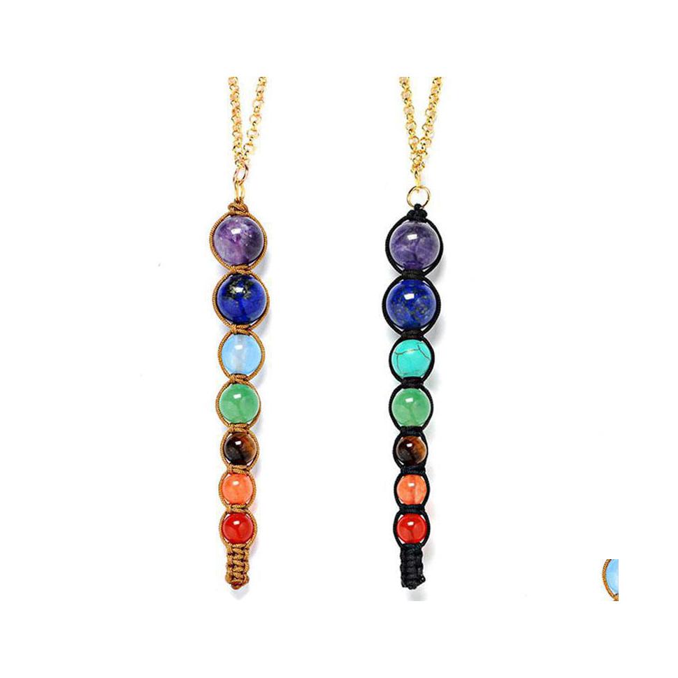 Pendant Necklaces Lava 7 Yoga Chakra Natural Stone Necklace Reiki Healing Nce Buddha Power Inspirational Jewelry For Women Gift Drop Dhnl2
Pendant Necklaces Lava 7 Yoga Chakra Natural Stone Necklace Reiki Healing Nce Buddha Power Inspirational Jewelry For Women Gift Drop Dhnl2