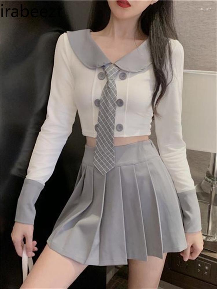 Party Dresses Short Skirt Suits Women 2023 Summer Korean Sexy Fashion Tie Slim Fit Tops High Waist Pleated Female Two-piece Trend
Party Dresses Short Skirt Suits Women 2023 Summer Korean Sexy Fashion Tie Slim Fit Tops High Waist Pleated Female Two-piece Trend