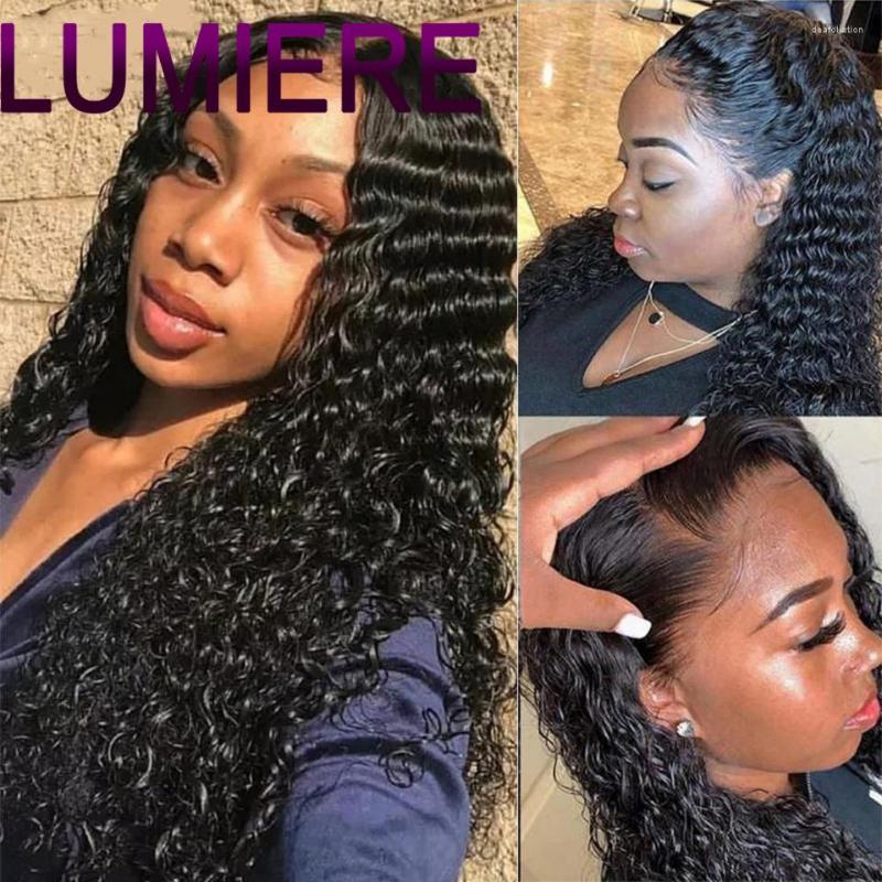 Lumiere Hair Brazilian 150% And 180% Density Deep Wave 4X4 Lace Closure 13X4 Frontal Remy Human For Black Women, Picture shown
Lumiere Hair Brazilian 150% And 180% Density Deep Wave 4X4 Lace Closure 13X4 Frontal Remy Human For Black Women, Picture shown