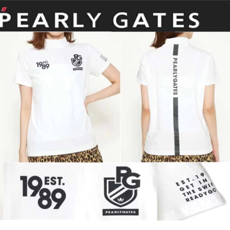 Outdoor TShirts PEARLYGATES Golf GOLF Stand Collar Short Sleeve Womens Sports TShirt Casual POLO Jersey 230203, White
Outdoor TShirts PEARLYGATES Golf GOLF Stand Collar Short Sleeve Womens Sports TShirt Casual POLO Jersey 230203, White