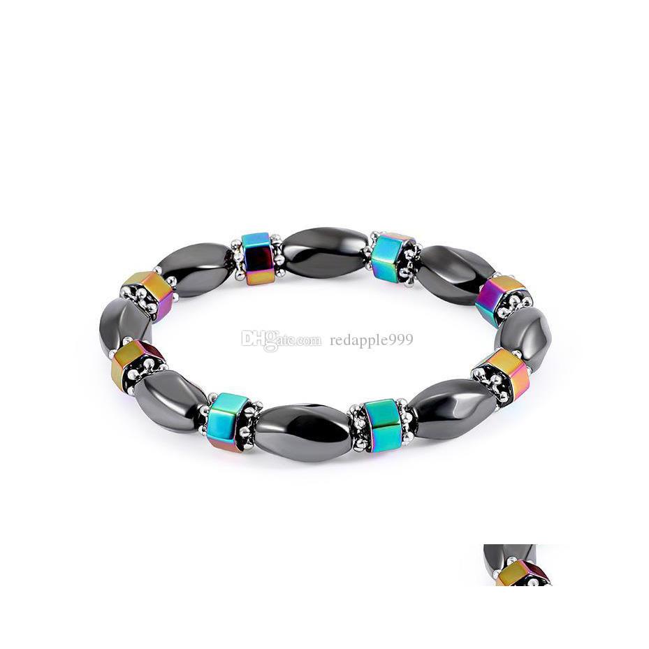Beaded Magnetic Hematite Bracelets Ab Color Alloy Black Gallstone Beads Bracelet For Woman Man Drop Delivery Jewelry Dhagm
Beaded Magnetic Hematite Bracelets Ab Color Alloy Black Gallstone Beads Bracelet For Woman Man Drop Delivery Jewelry Dhagm