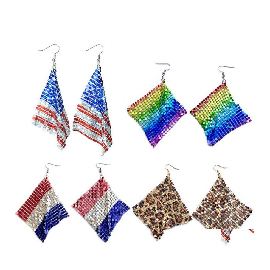 Dangle Chandelier Personality Metal Sequin Flag Earrings For Women Golden Aluminum Sheet Retiform Mixed Drop Earring Independence Ottqg
Dangle Chandelier Personality Metal Sequin Flag Earrings For Women Golden Aluminum Sheet Retiform Mixed Drop Earring Independence Ottqg