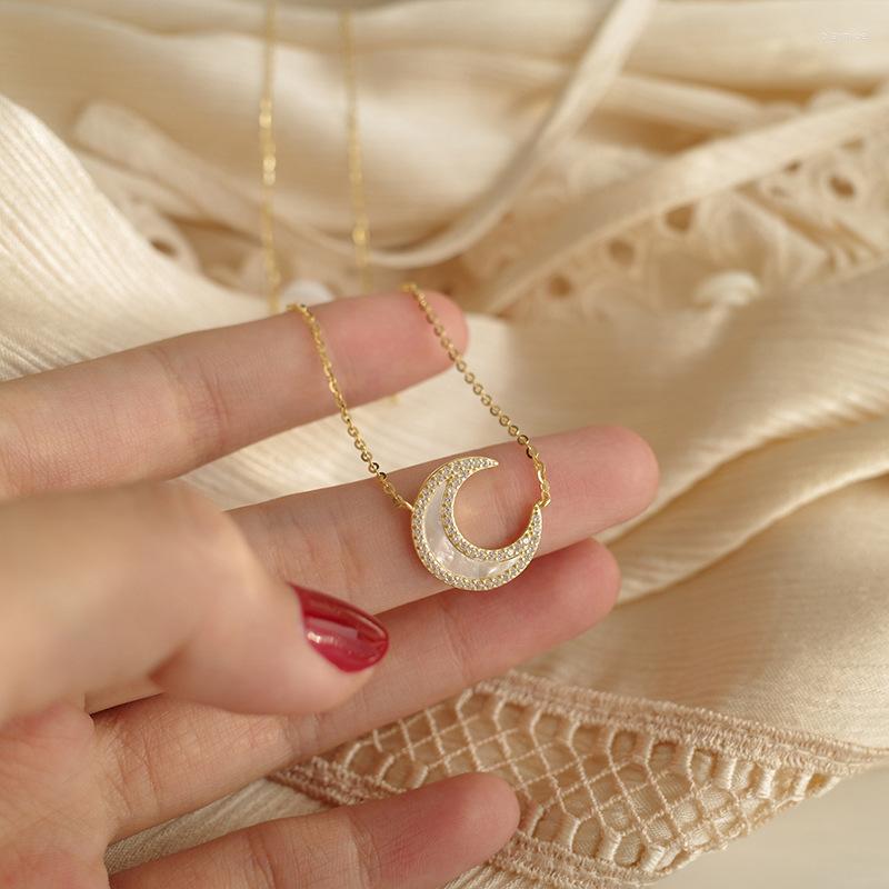 Pendant Necklaces Design Moon Necklace Temperament Women Fine Jewelry Clavicle Chain For Wedding Party Gift
Pendant Necklaces Design Moon Necklace Temperament Women Fine Jewelry Clavicle Chain For Wedding Party Gift
