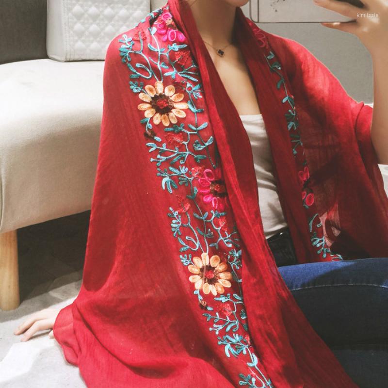 Scarves Embroided Cotton Muslin Pashmina Cachecol Feminino Travel Sun Protect Chal Big Size Shawl Wraps Soft Capes Hijab
Scarves Embroided Cotton Muslin Pashmina Cachecol Feminino Travel Sun Protect Chal Big Size Shawl Wraps Soft Capes Hijab