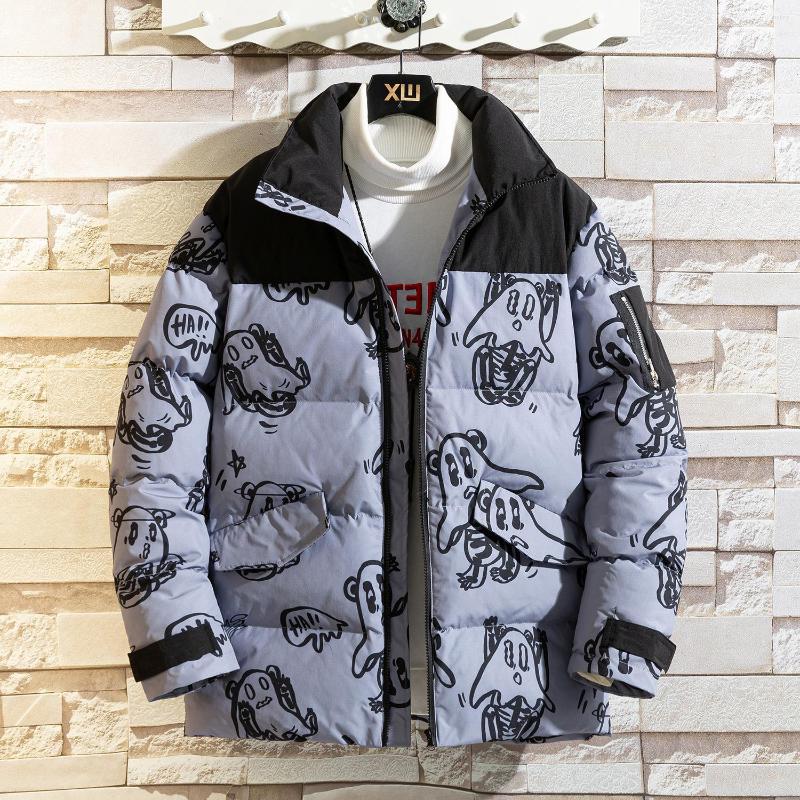 Men's Down Winter Cotton-padded Coats Men Printed Pattern Thicken Jacket Fashion Street Thick Zipper Jackets Warm Outerwear Male Clothing, Beige
Men's Down Winter Cotton-padded Coats Men Printed Pattern Thicken Jacket Fashion Street Thick Zipper Jackets Warm Outerwear Male Clothing, Beige