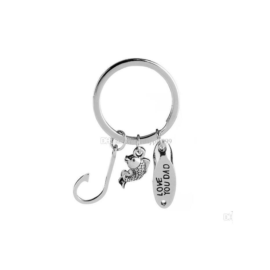 Key Rings Love You Dad A Hook And Fish Keychain Gift For Fathers Day Chain Drop Delivery Jewelry Dhzmk
Key Rings Love You Dad A Hook And Fish Keychain Gift For Fathers Day Chain Drop Delivery Jewelry Dhzmk