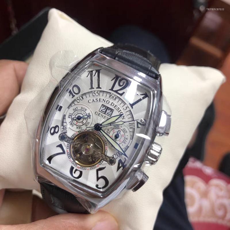 Wristwatches TOP Brand Men's Watch FM Tourbillon Automatic Mechanical Men 30M Waterproof Self-wind Male Wrist Fashion Frank-Mu, Quartz black
Wristwatches TOP Brand Men's Watch FM Tourbillon Automatic Mechanical Men 30M Waterproof Self-wind Male Wrist Fashion Frank-Mu, Quartz black