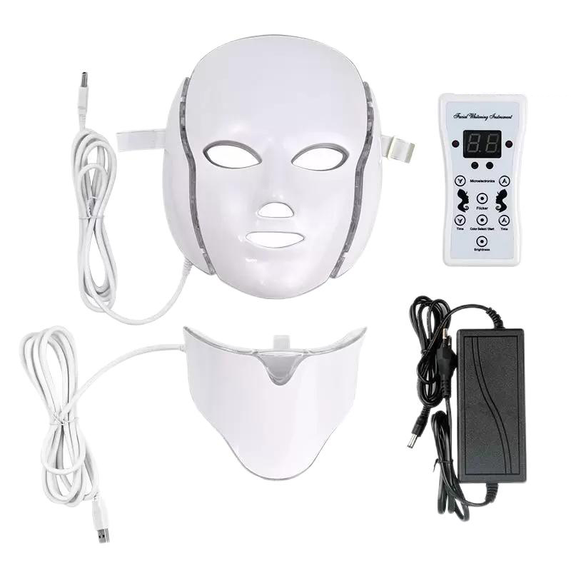 7 Color LED light Therapy face Beauty Machine Neck Mask With Microcurrent for skin whitening home use
7 Color LED light Therapy face Beauty Machine Neck Mask With Microcurrent for skin whitening home use