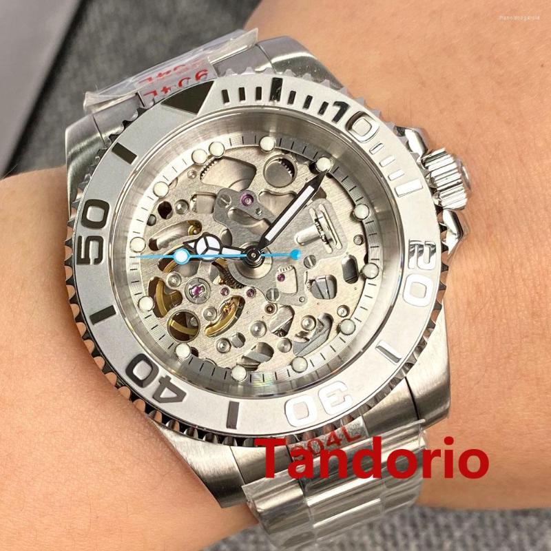 Wristwatches 40mm Sapphire Glass 20ATM Black NH70 Mechanical Movement Automatic Mens Watch Stainless Steel Strap Screw Crown Ceramic Bezel, White bezel
Wristwatches 40mm Sapphire Glass 20ATM Black NH70 Mechanical Movement Automatic Mens Watch Stainless Steel Strap Screw Crown Ceramic Bezel, White bezel