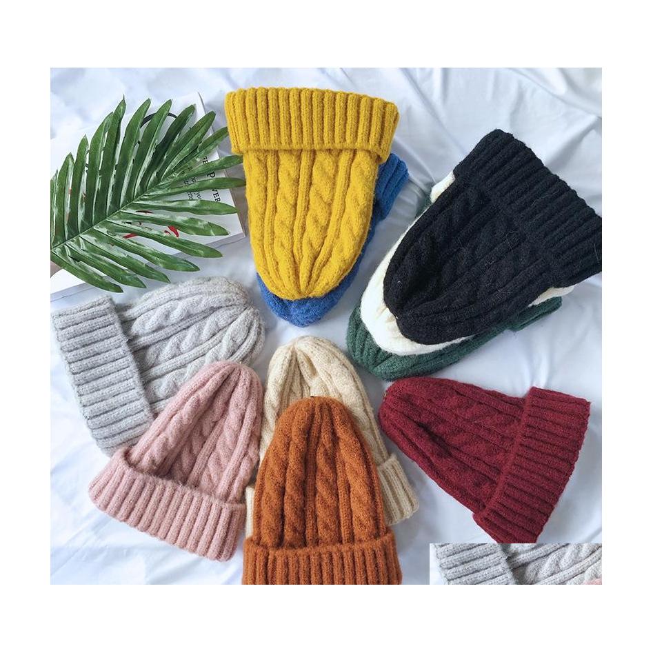 Beanie/Skull Caps Autumn Winter Men Women Knitted Hat Solid Color Warm Beanie Knitting Hats Drop Delivery Fashion Accessories Scarves Dh5Xk, Wine red
Beanie/Skull Caps Autumn Winter Men Women Knitted Hat Solid Color Warm Beanie Knitting Hats Drop Delivery Fashion Accessories Scarves Dh5Xk, Wine red