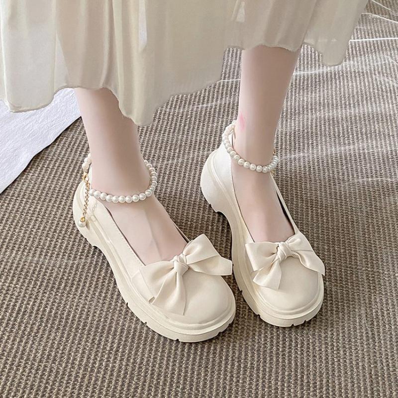 Dress Shoes Women's Pumps 2023 Autumn Of Women Sweet Bow-knot Mary Jane Strring Bead Lolita Fashion Platform, Beige
Dress Shoes Women's Pumps 2023 Autumn Of Women Sweet Bow-knot Mary Jane Strring Bead Lolita Fashion Platform, Beige