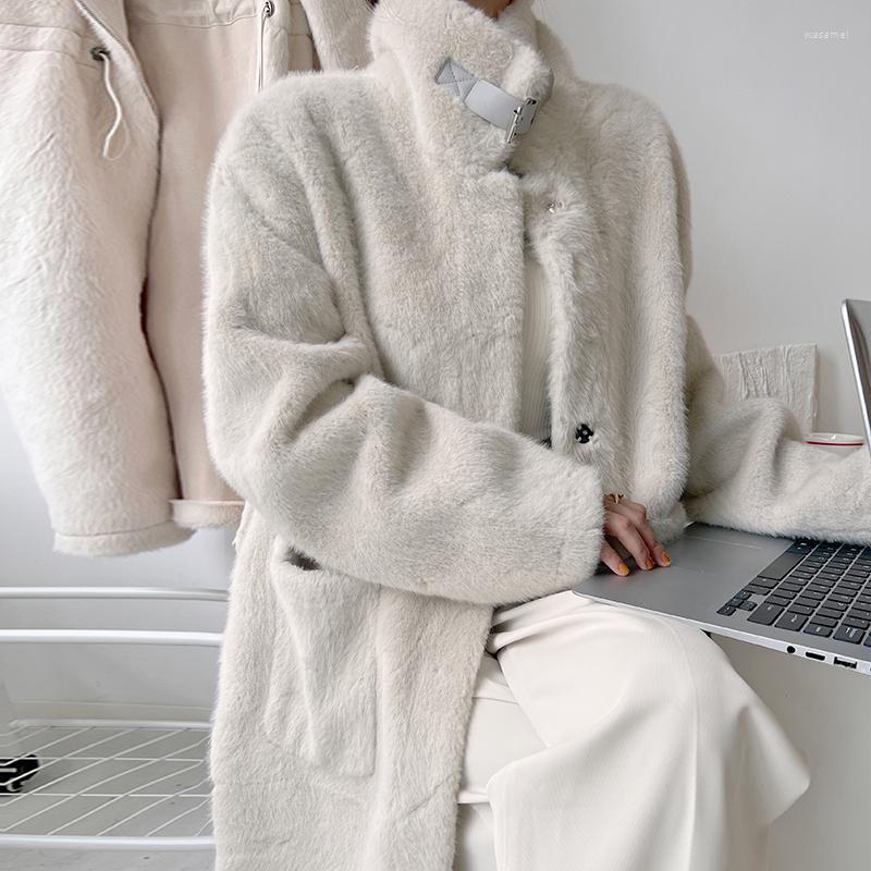 Women' Jackets 2023 Women Winter Warm Faux Fur Coat White Thick Loose Long Jacket Turn Down Collar, Beige
Women' Jackets 2023 Women Winter Warm Faux Fur Coat White Thick Loose Long Jacket Turn Down Collar, Beige