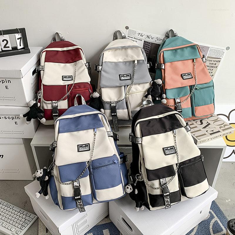 School Bags Korean Schoolbag Female Student Backpack Large Capacity Fashion Boy Computer Bag Femal, Red
School Bags Korean Schoolbag Female Student Backpack Large Capacity Fashion Boy Computer Bag Femal, Red